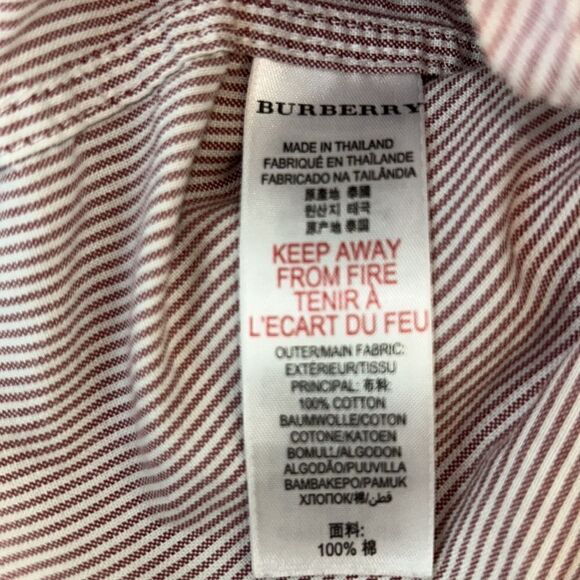 Burberry Cotton Button-down Collared Shirt 2 Pockets unisex 🇬🇧 size 6 y/o - Picture 10 of 17